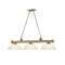 Z-Lite Cordon 3 Light Billiard, Rubbed Brass & Matte Opal 2306-3RB-DMO14 - alternate 8
